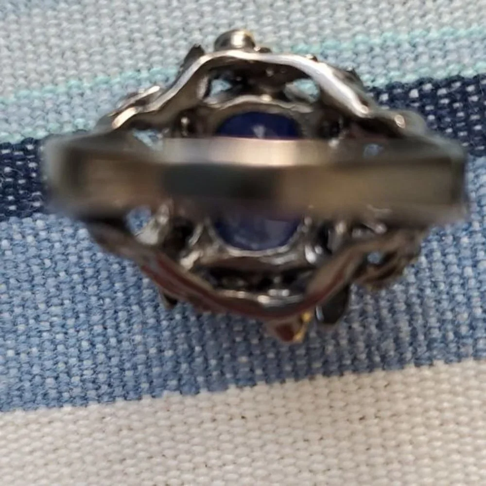 BEAUTIFUL BLUE LAPIS RING SIZE 9